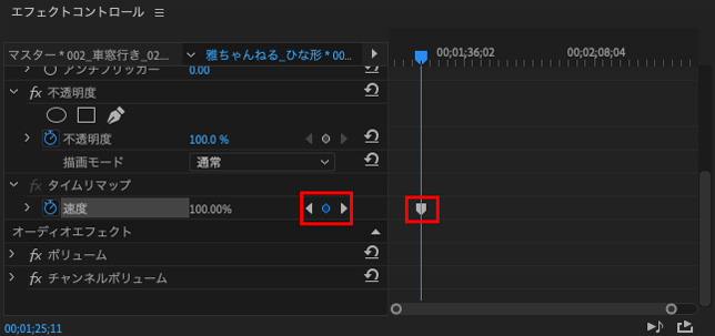 Premiere Pro 再生速度を徐々に早送り 滑らかにスローモーションする方法 Miyabixphoto